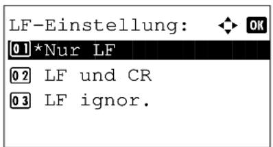 Triumph-Adler P-3525 MFP - LF-Einstellung - 3