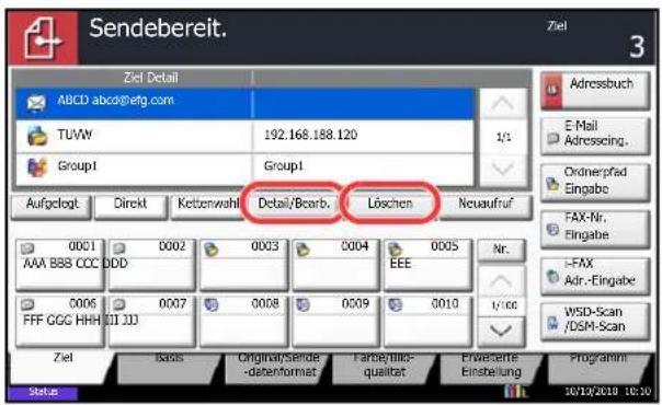 Triumph-Adler DCC 2970 - E-Mail über Adresseingabe versenden - 3