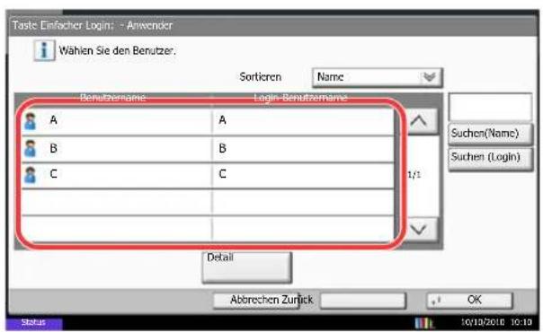 Triumph-Adler DCC 2970 - Taste Einfacher Login - 4