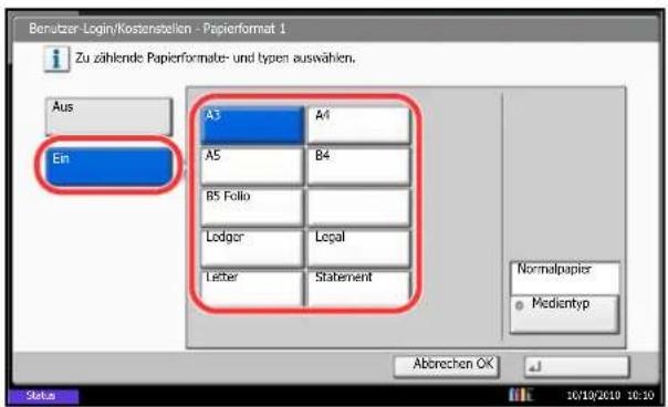Triumph-Adler DCC 2970 - Anzahl nach Papierformat - 1