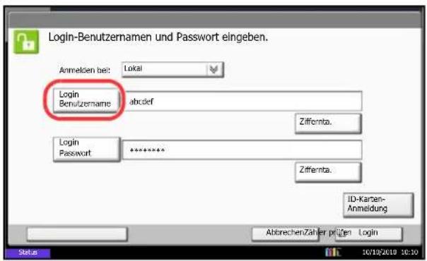 Triumph-Adler DCC 2970 - Anmelden/Abmelden - 1