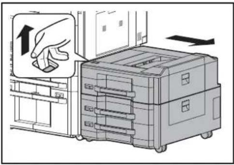 Triumph-Adler DCC 2965 - Seitlicher Kassettenschrank mit 3 x 500 Blatt oder seitliches Papiermagazin mit 500 und 2 x 1.500 Blatt - 1