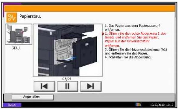 Triumph-Adler DCC 2965 - Papierstaus beseitigen - 1