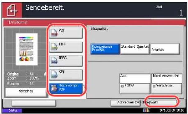 Triumph-Adler DCC 2965 - Dateiformat - 1