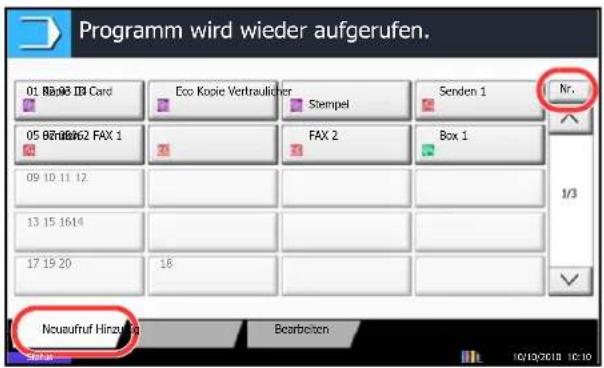 Triumph-Adler DCC 2965 - Programme aufrufen - 1