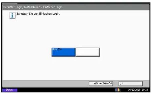 Triumph-Adler DCC 2965 - Einfacher Login - 1