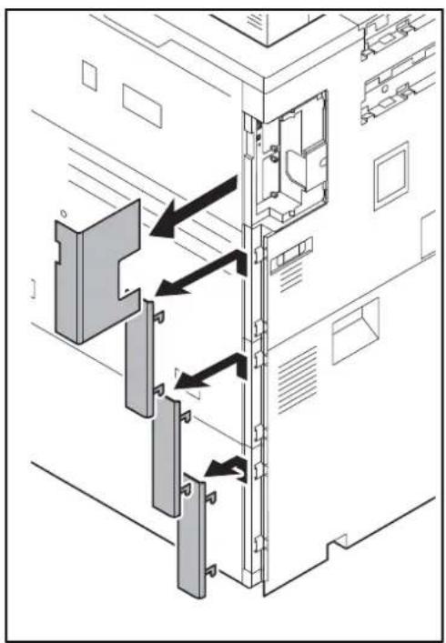 Triumph-Adler DCC 2965 - Netzwerkkabel (Option) anschließen - 2