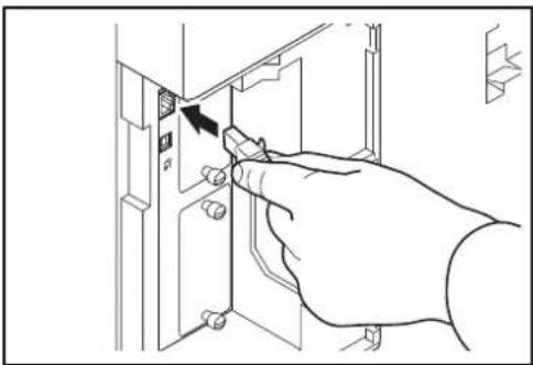 Triumph-Adler DCC 2965 - Netzwerkkabel (Option) anschließen - 3
