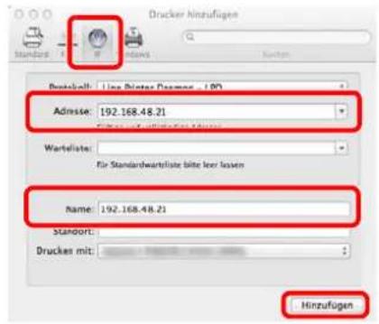 Triumph-Adler DCC 2965 - Installation des Druckertreibers unter Macintosh - 4