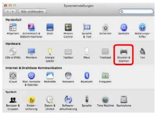 Triumph-Adler DCC 2965 - Installation des Druckertreibers unter Macintosh - 2