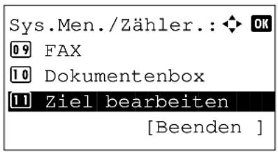 Triumph-Adler DC 6240L - Ziel bearbeiten - 1