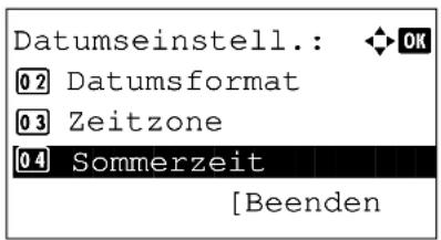 Triumph-Adler DC 6240L - Datum und Uhrzeit einstellen - 7