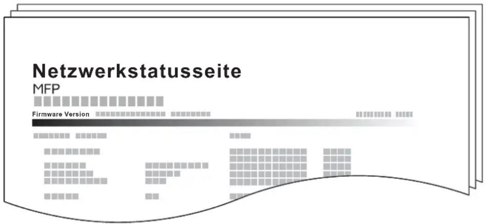 Triumph-Adler DC 6240L - Netzwerkstatusseite - 1