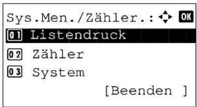 Triumph-Adler DC 6240L - Schriftartenliste - 2