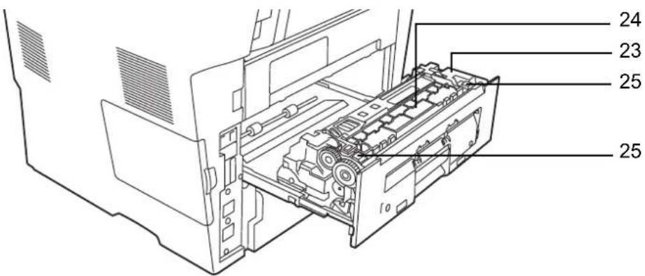 Triumph-Adler DC 6240L - Bezeichnungen der Bauteile - 4