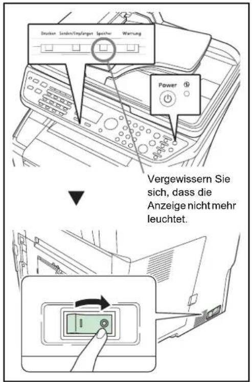 Triumph-Adler DC 6240L - Ausschalten - 1