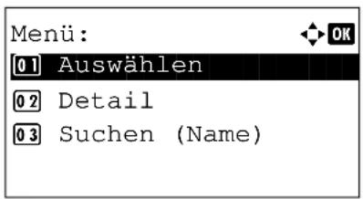 Triumph-Adler DC 6140L - Suche im Adressbuch - 2