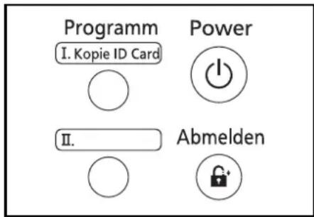 Triumph-Adler DC 6140L - Programmtasten - 1