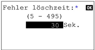 Triumph-Adler DC 6140L - - Timer für Fehlerlöschung - 5
