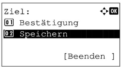 Triumph-Adler DC 6140L - Ziel eingeben - 1
