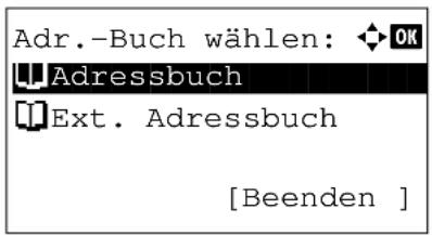 Triumph-Adler DC 6140L - Ziele aus dem Adressbuch wählen - 1