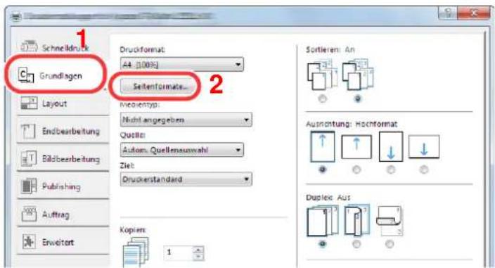 Triumph-Adler 8056i - Papierformat speichern. - 1