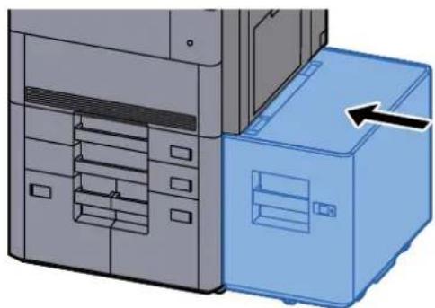 Triumph-Adler 8056i - Falls die optionale seitliche Papierzufuhr installiert ist, schieben Sie diese wieder an die ursprüngliche Position. - 1