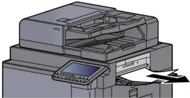 Triumph-Adler 8056i - Das gestaute Papier entfernen. - 1
