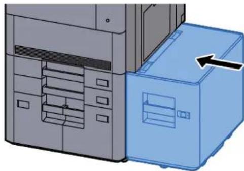 Triumph-Adler 8056i - Kassette 5 zurückschieben und die seitliche Papierzufuhr wieder an die ursprüngliche Position schieben. - 1