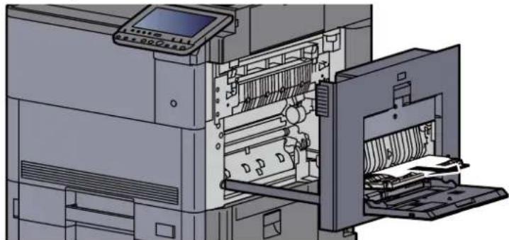Triumph-Adler 8056i - Rechte Abdeckung 1 öffnen. - 7