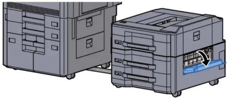 Triumph-Adler 8056i - Das gestaute Papier entfernen. - 2