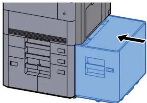 Triumph-Adler 8056i - Falls die optionale seitliche Papierzufuhr installiert ist, schieben Sie diese wieder an die ursprüngliche Position. - 1