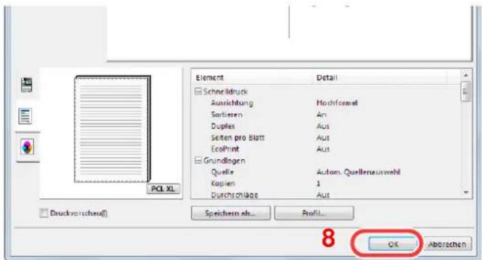 Triumph-Adler 8056i - Papierformat speichern. - 3