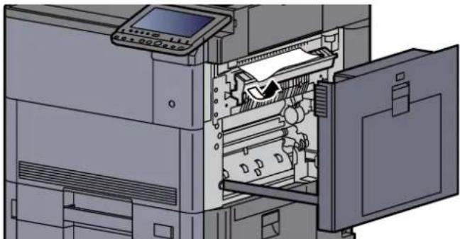 Triumph-Adler 8056i - Rechte Abdeckung 1 öffnen. - 4