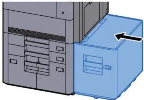 Triumph-Adler 8056i - Falls die optionale seitliche Papierzufuhr installiert ist, müssen Sie diese wieder an die ursprüngliche Position schieben. - 1