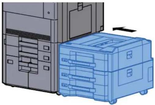 Triumph-Adler 8056i - Seitliche Papierzufuhr in die ursprüngliche Position zurückbringen. - 1