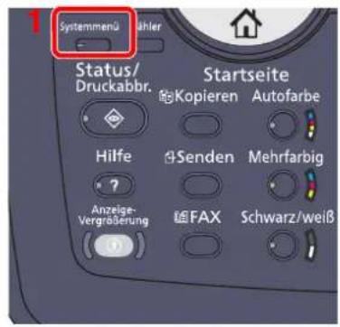 Triumph-Adler 7505ci - Anzeige aufrufen. - 1