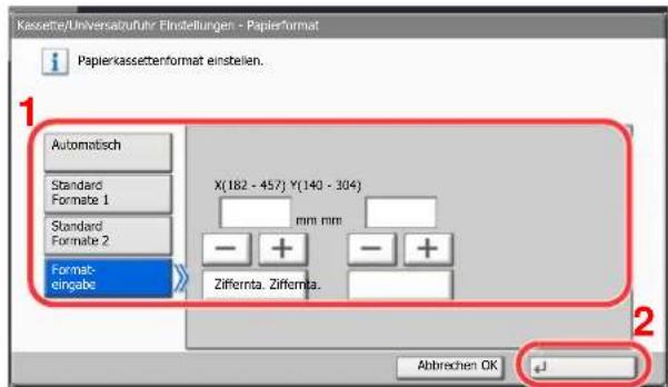 Triumph-Adler 6555i - Einstellungen konfigurieren. - 2