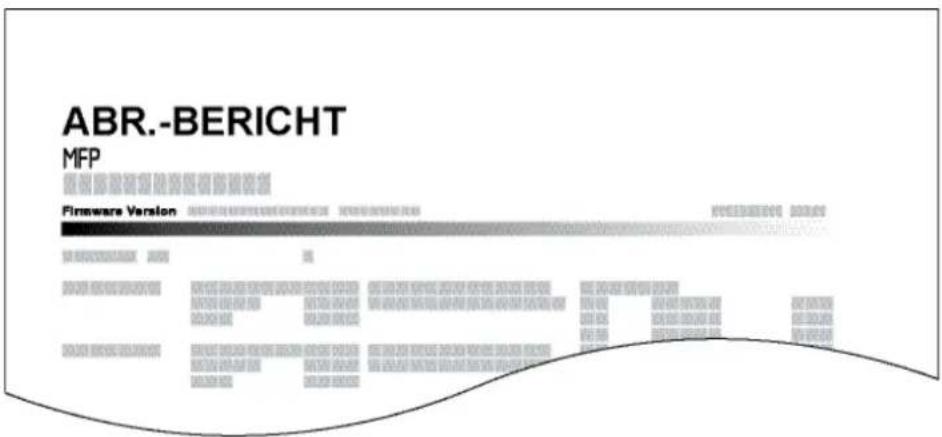 Triumph-Adler 6555i - Druck der Kostenstellenliste - 1