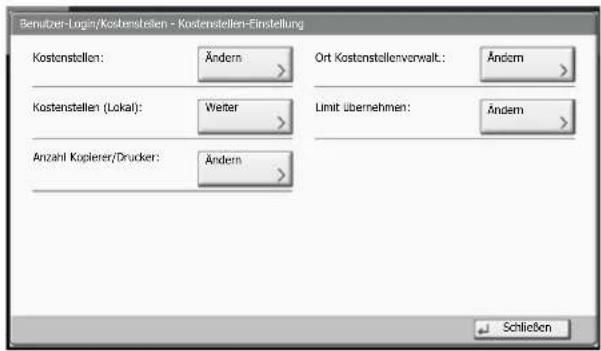 Triumph-Adler 6555i - Einstellungen konfigurieren. - 1