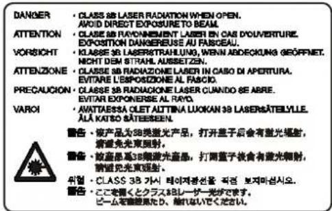Triumph-Adler 5555i - Lasersicherheit (Europa) - 1
