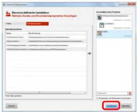 Triumph-Adler 400ci - Installieren mit [Benutzerdefinierte Installation]. - 4