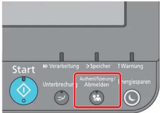 Triumph-Adler 3561i - Logout/Abmelden - 1