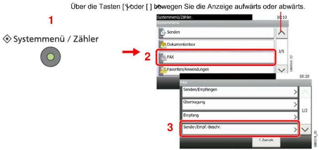 Triumph-Adler 306i - Anzeige aufrufen. - 1