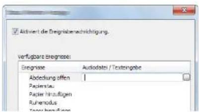 Triumph-Adler 3061i - Status Monitor Benachrichtigungseinstellungen - 2