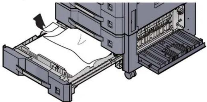 Triumph-Adler 3061i - Das gestaute Papier entfernen. - 1