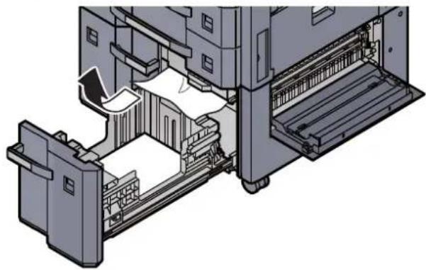 Triumph-Adler 3061i - Das gestaute Papier entfernen. - 1