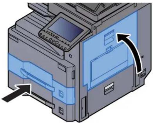 Triumph-Adler 3061i - Das gestaute Papier entfernen. - 3