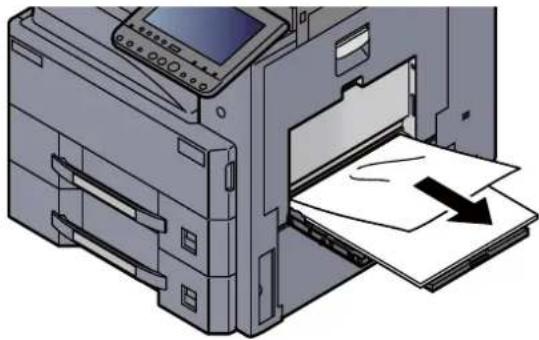 Triumph-Adler 3061i - Das gestaute Papier entfernen. - 1