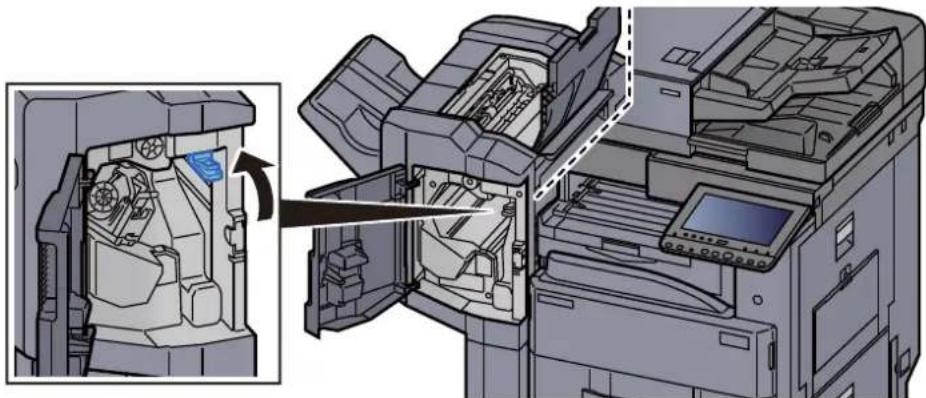 Triumph-Adler 3061i - Papierführung (D1) in die ursprüngliche Position zurückbringen. - 1